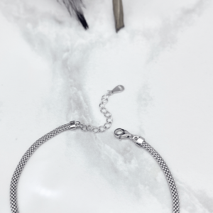 زنجیر قابل تنظیم دستبند نقره دخترانه