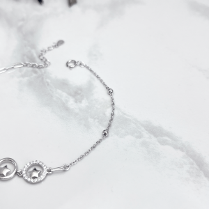 دستنبد نقره دخترانه ایتالیایی اسپرت