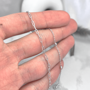 زنجیر هرمس دستبند نقره دخترانه