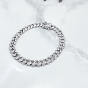 دستبند نگین دار کارتیه زنانه