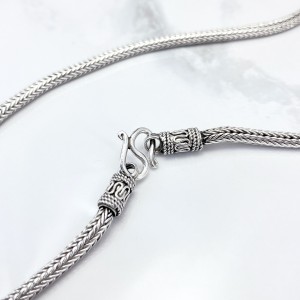 قفل گردنبند نقره مردانه