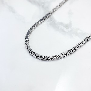 زنجیر نقره مردانه کرال