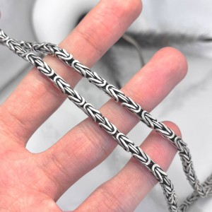 زنجیر نقره مردانه کرال ترک