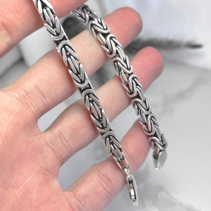 دستبند نقره مردانه
