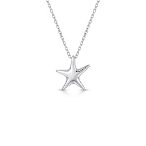 گردنبند زنانه نقره مدل ستاره