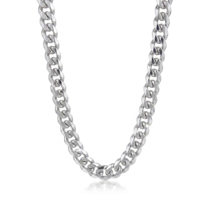 زنجیر نقره مردانه مدل کارتیه 3 میلی متر