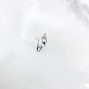انگشتر نقره مینیمال دخترانه