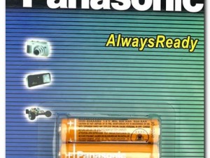 باتری نیم قلمی قابل شارژ پاناسونیک