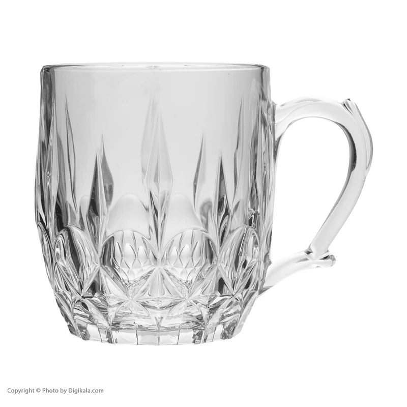 لیوان دسته دار نوری تازه مدل موزر بسته 6 عددی