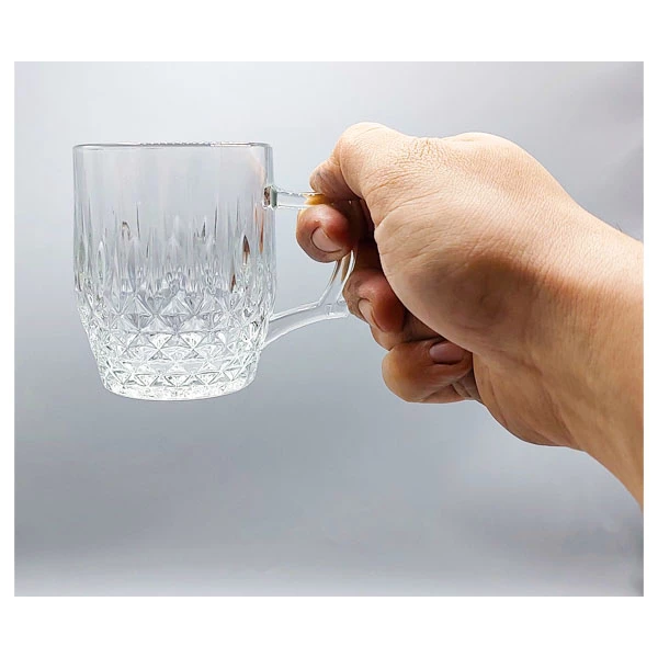 نیم ليوان دسته دار زنگان مدل آرتا بسته 6 عددی