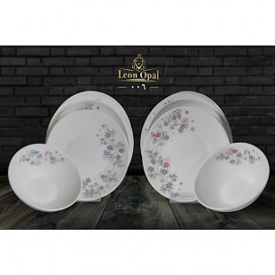 سرويس ٢٦ پارچه لئون اپال (مقصود) قالب بیضی مدل 006