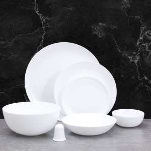 سرويس ٢٨ پارچه سفيد پارس اپال مدل الگانس