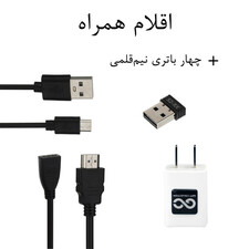 کنسول بازی مدل Game Stick Pro 4K (گیم استیک پرو)- نسخه اورجینال,برد قرمز حافظه 64 تایوانی دقت کنید کالای فوق صدرصد اصلی میباشد
