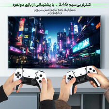 کنسول بازی مدل Game Stick Pro 4K (گیم استیک پرو)- نسخه اورجینال,برد قرمز حافظه 64 تایوانی دقت کنید کالای فوق صدرصد اصلی میباشد