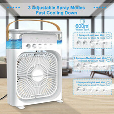 پنکه رومیزی مدل AIR COOLER FAN  نسخه اورجینال ابعاد بزرگ