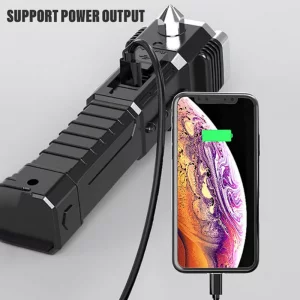 چراغ قوه چند کاره با پاور بانک LED 3W TORCH(دقت کنید با پاور بانک)