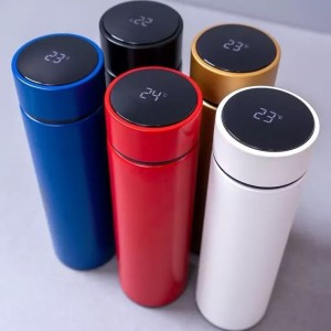 فلاسک هوشمند دماسنج دار ظرفیت 0.5 لیتری