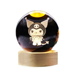 چراغ خواب مدل گوی کریستالی کورومی