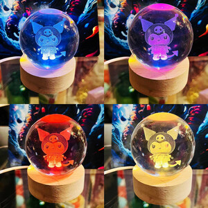 چراغ خواب مدل گوی کریستالی کورومی