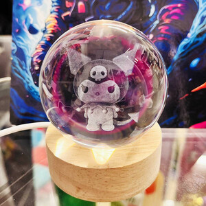 چراغ خواب مدل گوی کریستالی کورومی