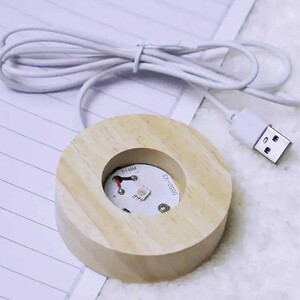 چراغ خواب مدل گوی کریستالی کورومی