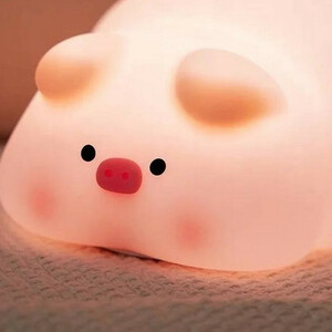 چراغ خواب کودک مدل خوک خسته