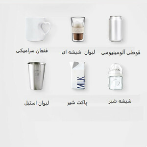 ماگ حرارتی لاکی مدل هیتردار به همراه صفحه گرم کن