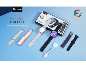 خرید ساعت هوشمند Telzeal S10 Pro | طراحی شیک و امکانات حرفه‌ای