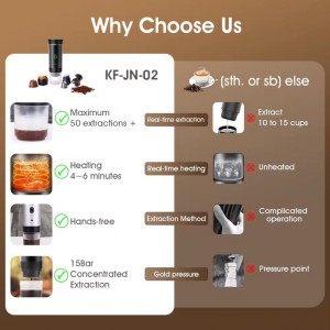 اسپرسوساز سفری مدل KF-JN-02