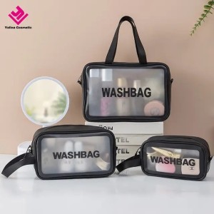 کیف آرایشی چرمی مدل واش بگ