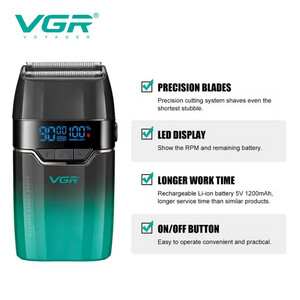 ماشین اصلاح موی سر و صورت شارژی وی جی ار مدل V-308