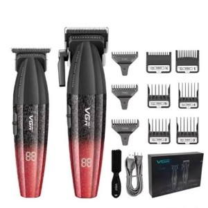ست ماشین اصلاح موی سر و صورت وی جی ار مدل V-640 بسته 2 عددی