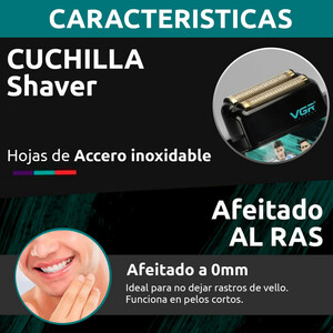 ماشین اصلاح موی صورت شارژی وی جی ار مدل V-309