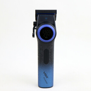 ماشین اصلاح موی سر و صورت شارژی وی جی ار مدل  V-001 آبی  نسخه Blue Edition