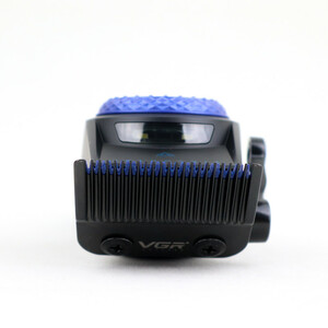 ماشین اصلاح موی سر و صورت شارژی وی جی ار مدل  V-001 آبی  نسخه Blue Edition
