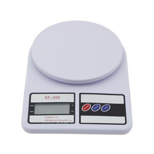 ترازو دیجیتال آشپزخانه مدل SF-400 ظرفیت 10 کیلوگرم (اصل) همراه باطری