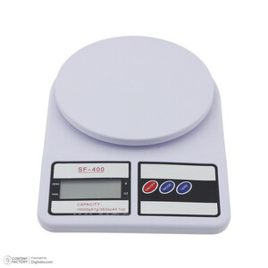 ترازو دیجیتال آشپزخانه مدل SF-400 ظرفیت 10 کیلوگرم (اصل) همراه باطری