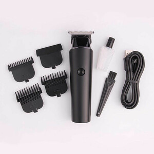 ماشین اصلاح موی سر و صورت وی جی آر مدل 937 با طراحی ارگونومیک، نمایشگر دیجیتال، باتری 2000 میلی‌آمپر ساعت، شارژ USB و سه شانه قابل تنظیم برای اصلاح دقیق و چند حالته