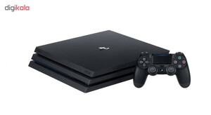 کنسول بازی سونی مدل Playstation 4 Pro 2018 کد CUH-7216B Region 2 ظرفیت 1 ترابایت در حد آکبند دو دسته