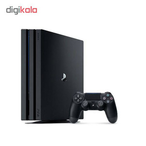 کنسول بازی سونی مدل Playstation 4 Pro 2018 کد CUH-7216B Region 2 ظرفیت 1 ترابایت در حد آکبند دو دسته