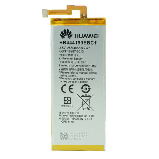 باتری موبایل مدل HB444199EBC با ظرفیت 2550mAh مناسب برای گوشی موبایل هوآوی 4c