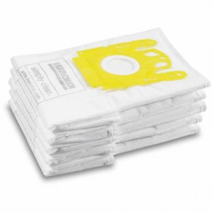 کیسه جاروبرقی کارچر مدل Fleece Filter bag بسته 5 عددی