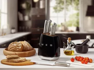 ست چاقو اسمگ رنگ مشکی مدل KBSF01