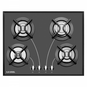 اجاق گاز صفحه ای ایلیا استیل مدل G402