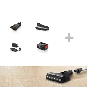 جارو شارژی بوش سری 7 مدل BCS712GB دو باتری اصل آلمان (Bosch Unlimited 7)