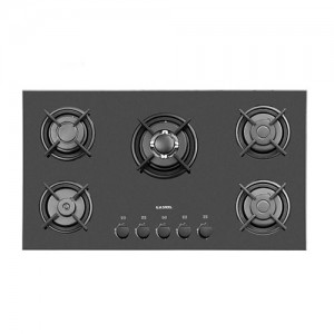 اجاق گاز ۵ شعله شیشه‌ای ایلیا استیل مدل G 530