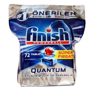 قرص ماشین ظرفشویی فینیش مدل Quantum بسته 72 عددی