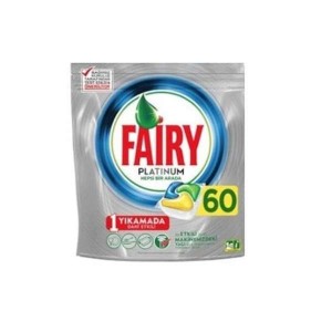 قرص ماشین ظرفشویی فیری مدل پلاتینیوم بسته 60 عددی