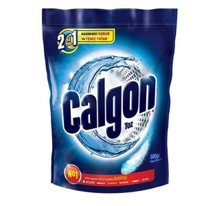 پودر جرم گیر ماشین لباسشویی کالگون مدل 2in1 وزن 500 گرم