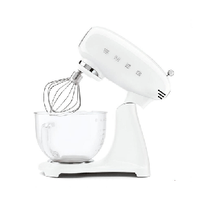 همزن برقی اسمگ مدل SMF13WH  تمام سفید کاسه شفاف